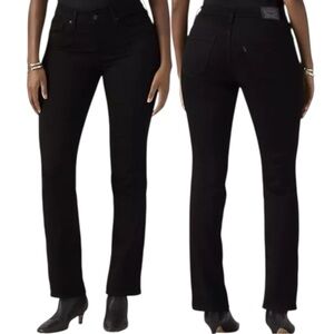 Levi’s 314 Shaping Straight Jeans Soft Black W27